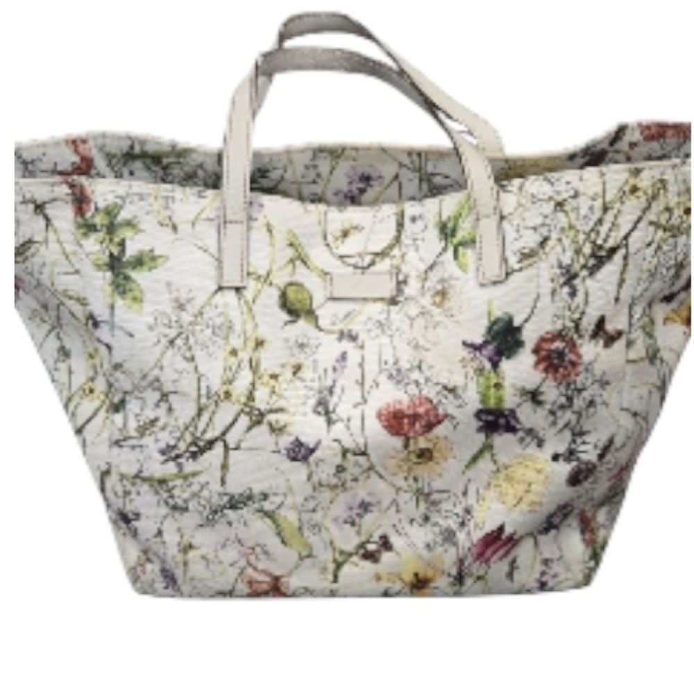 Gucci Floral Canvas Tote - Picture 2 of 12
